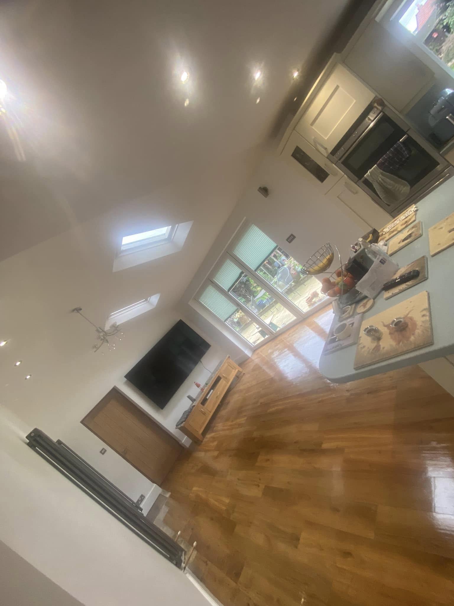 Professional kitchen painting finish in Derby